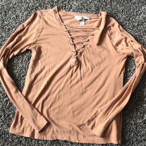 Casual long sleeve top